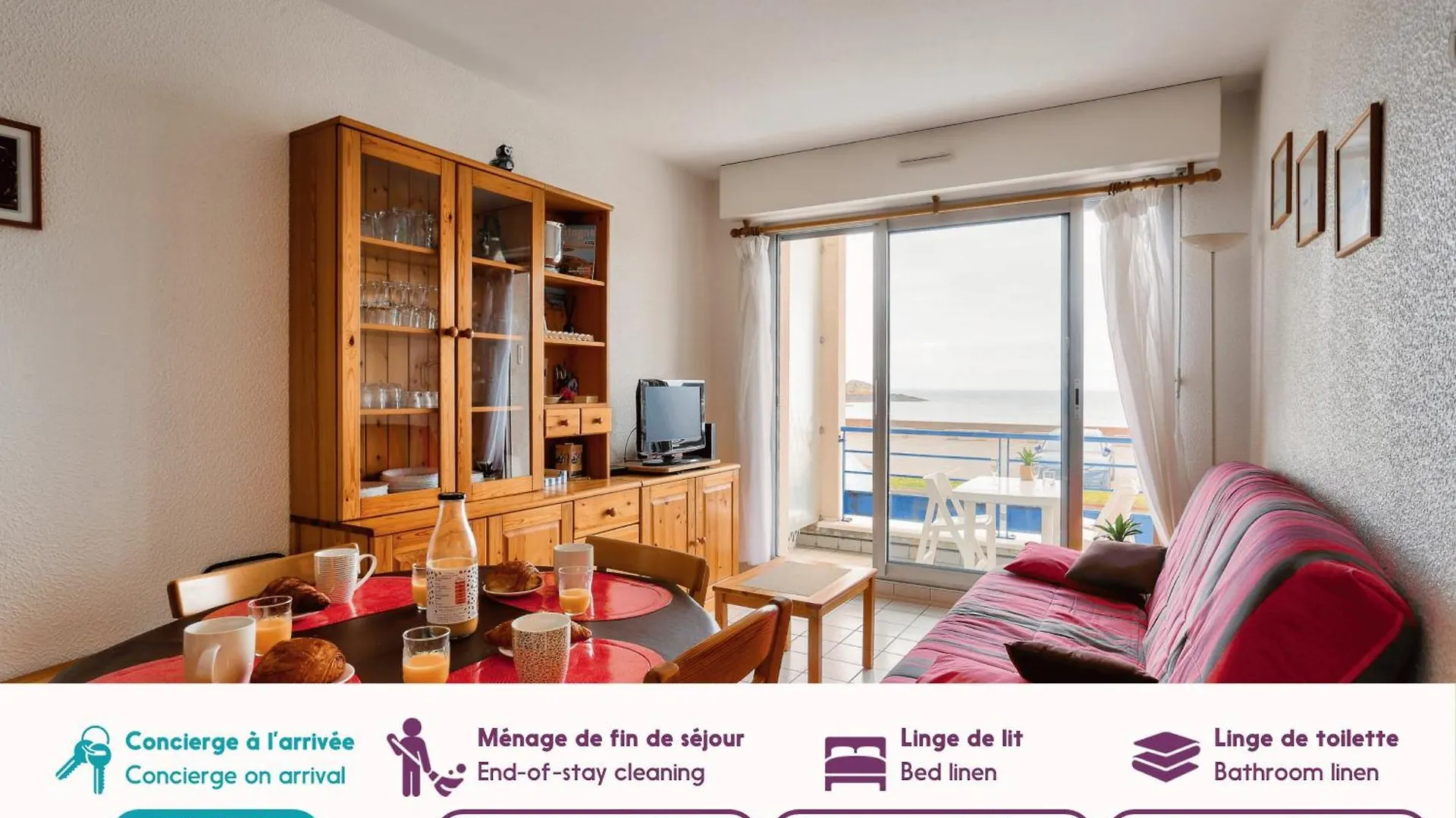 Appartement Face Mer A 85M Plage - Appart 2 Adultes 2 Enfants Erquy